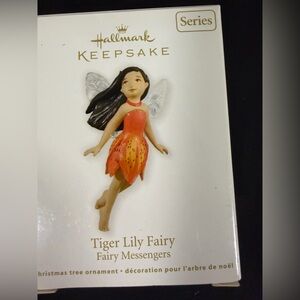 Tiger Lily Fairy 2012 Hallmark Ornament 8th in the Fairy Messengers Series